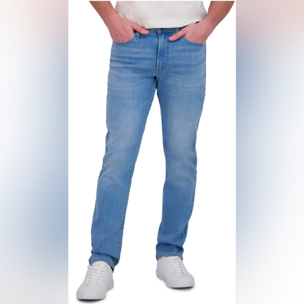 NWT Lucky Brand Men's 410 Athletic Straight Stretch Cotton Jeans  Light Wash